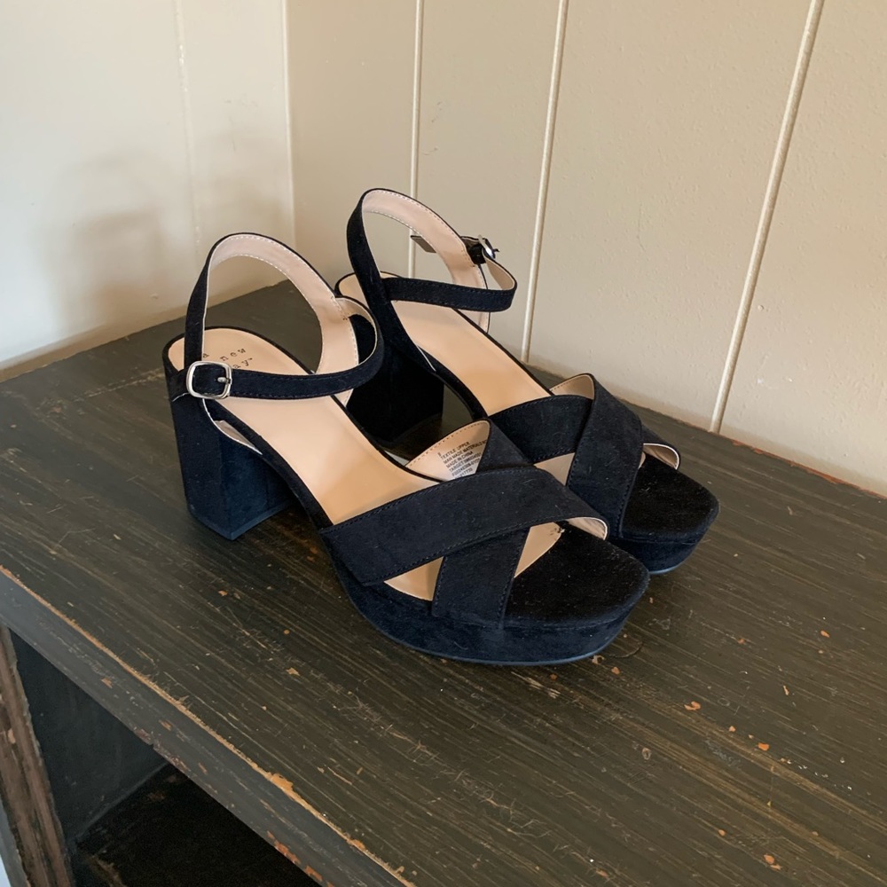 NWT black heels